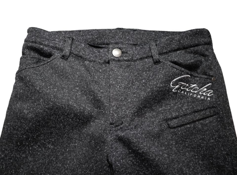 GOTCHA GOLF 裏起毛 セットアップ ゴルフ ウェア XXL ブラック