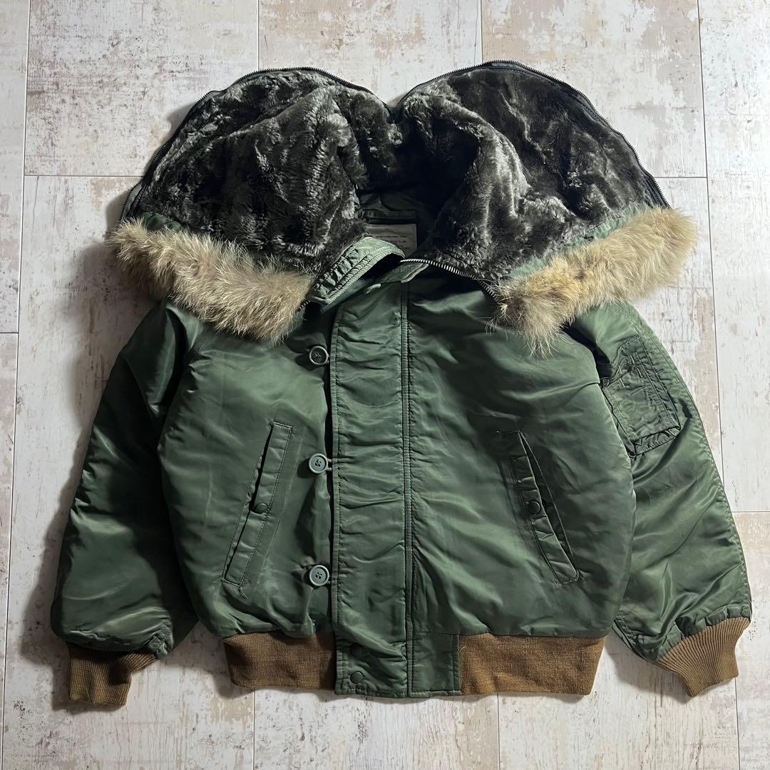 80s SPIEWAK y2k アメリカ製 N2-B 短丈 フライト ブルソン