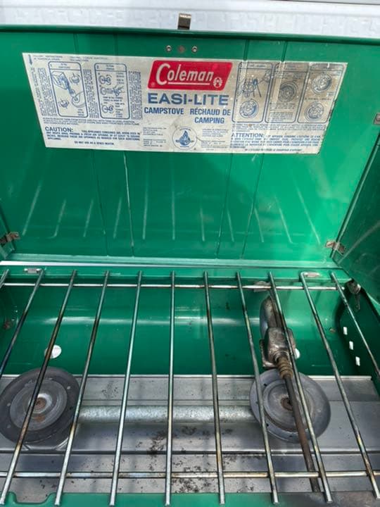 超レア・カナダコールマン ・432A・パワーハウス・ツーバーナーストーブ・BBQ