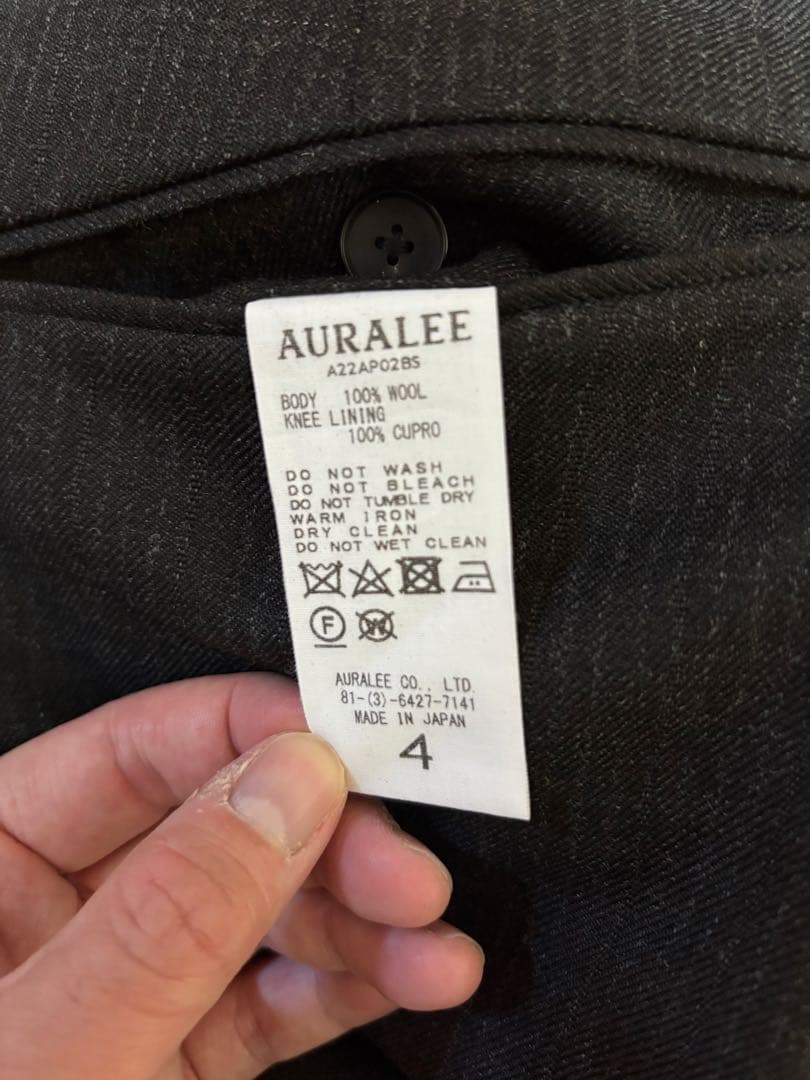 AURALEE オーラリー 22AW 2タックスラックス