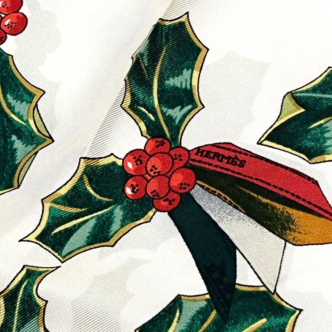 名作✨極美品✨HERMES エルメス スカーフ シルク カレ90 去年の雪