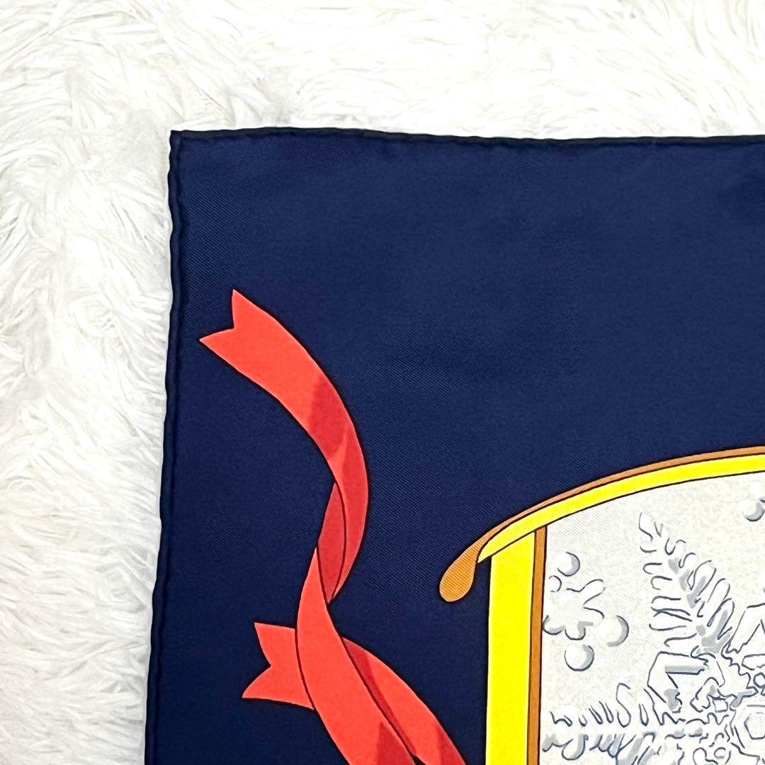 名作✨極美品✨HERMES エルメス スカーフ シルク カレ90 去年の雪