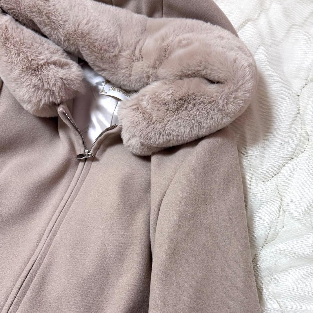 michell Macaron Aライン　ファー　コート　ショート