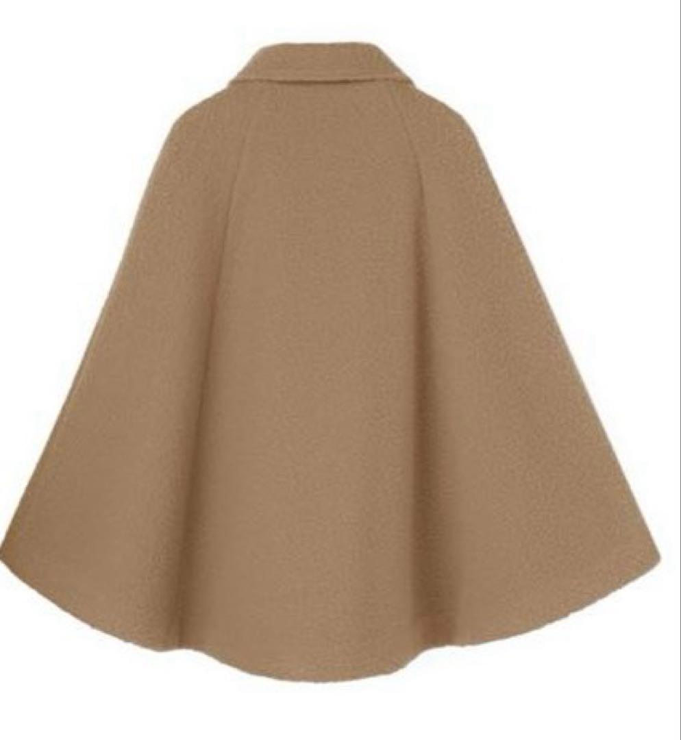 JENNEプードルケープコートMベージュ