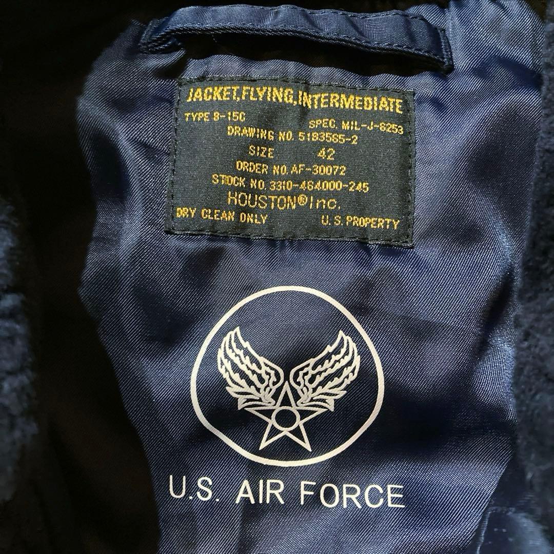 人気・希少XL】HOUSTON B-15C ネイビー × ネイビームートン - メルカリ