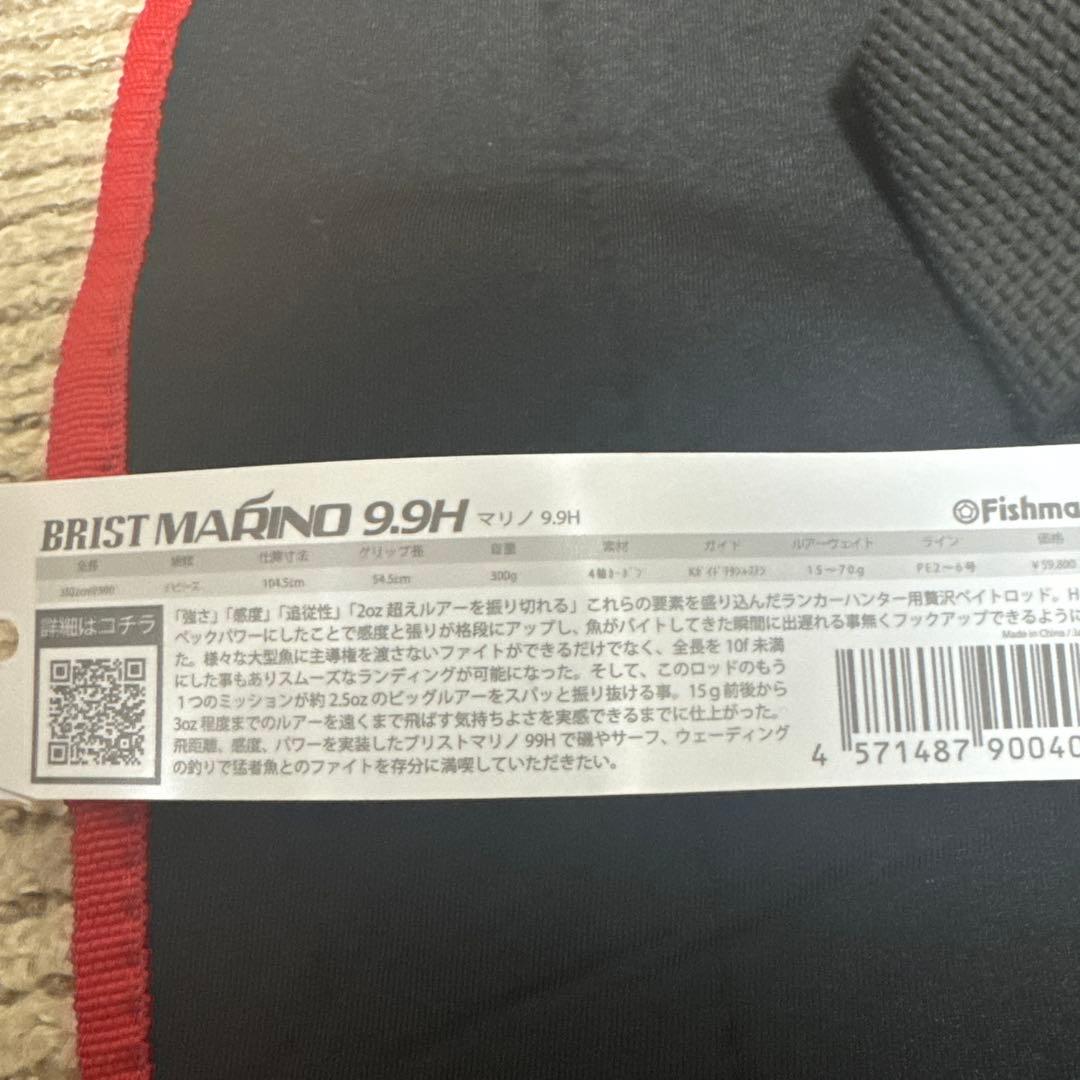 ロッド Fishman BRIST MARINO 9.9H