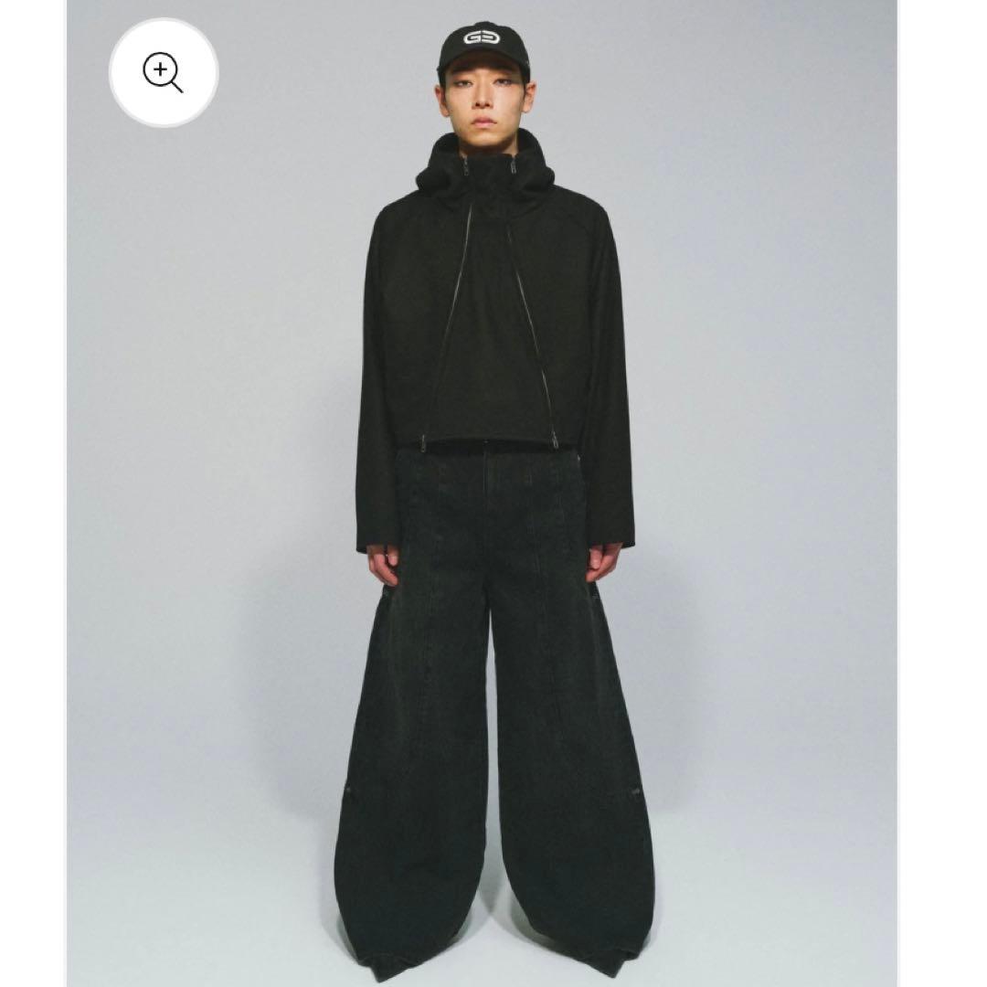 GOAT ESSENCE TUCK WIDE DENIM PANTS デニム