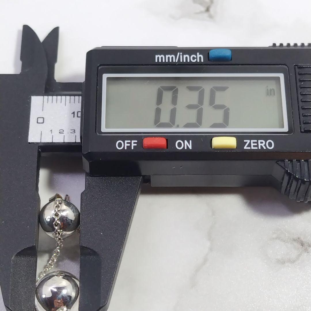 ティファニー　ボールトリプルドロップチェーン　グラジュエイテッド　ピアス　片耳