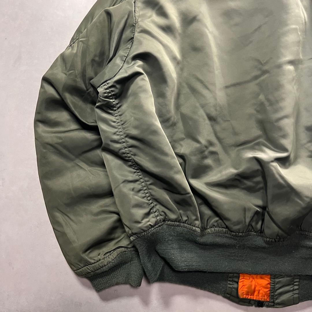 80s アルファインダストリーズ MA-1 usa 白タグ L 90s