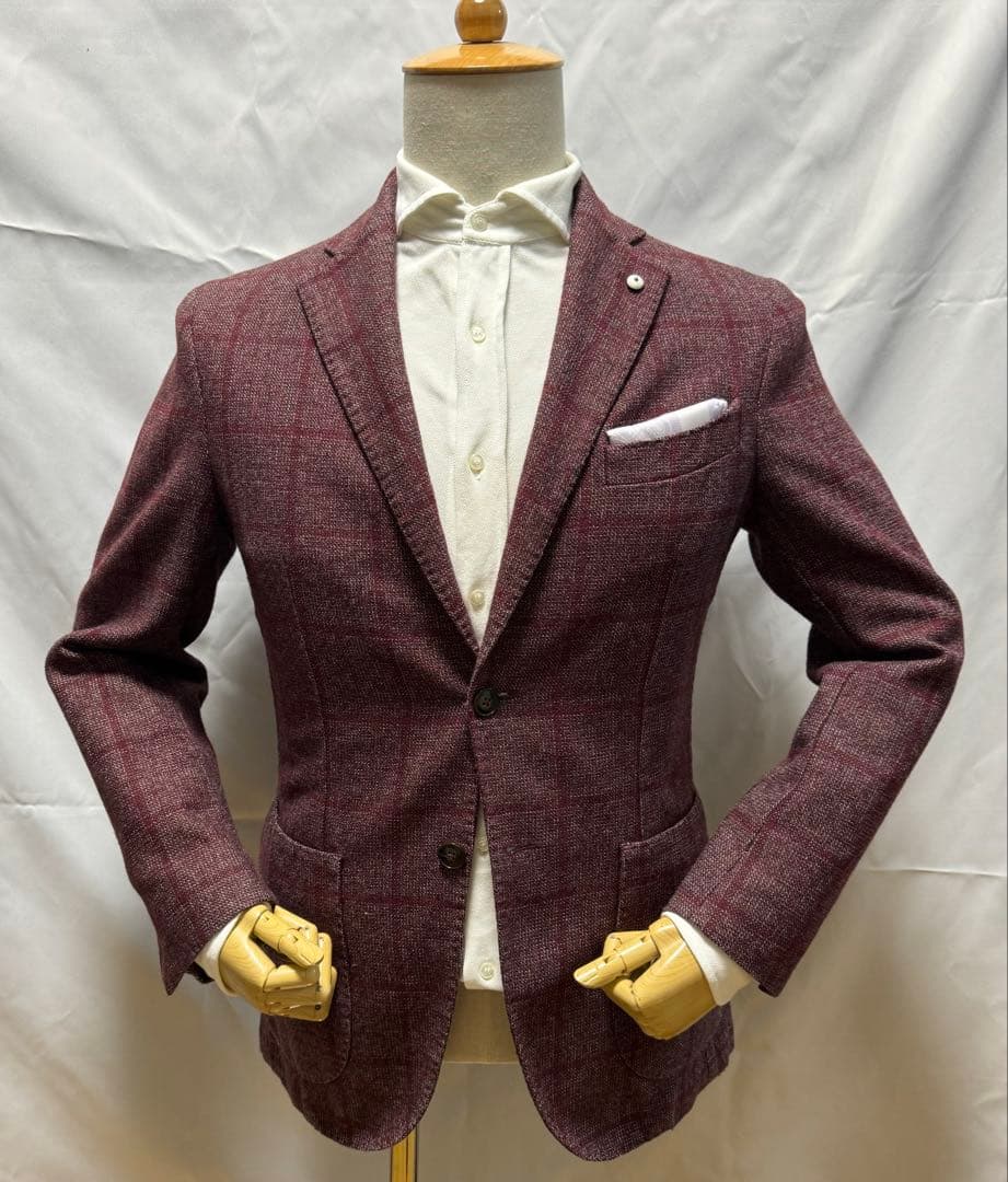 ◆イタリア製【46】L.B.M.1911◆美品！秋冬物『２Ｂ・ジャケット』◆