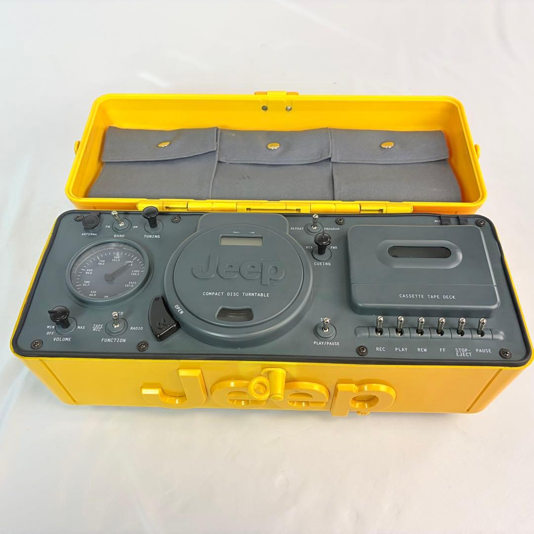 美品 JEEP ラジカセ TELEMANIA WPSS-TA テープレコーダー
