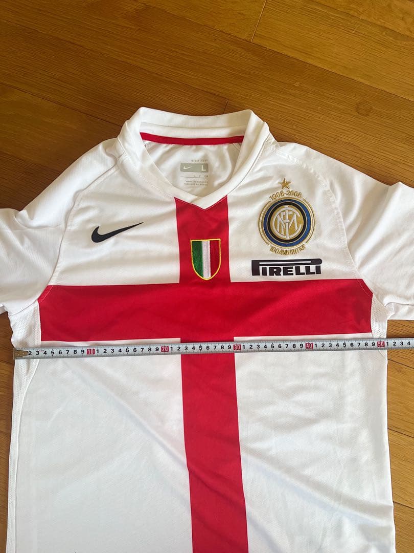 インテルミラノ　ユニフォーム　100周年　アウェー　イブラヒモビッチ　白 L