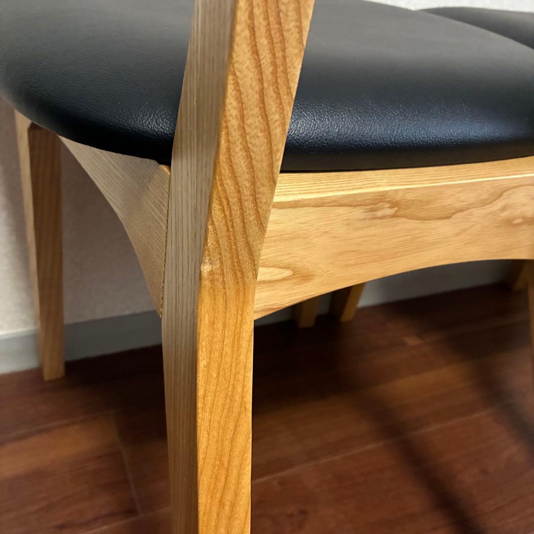 (座面張替済) unico FIX チェア2脚セット 椅子 フィックス ウニコ