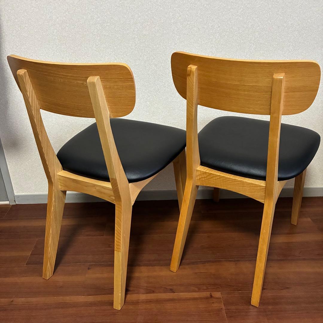 (座面張替済) unico FIX チェア2脚セット 椅子 フィックス ウニコ