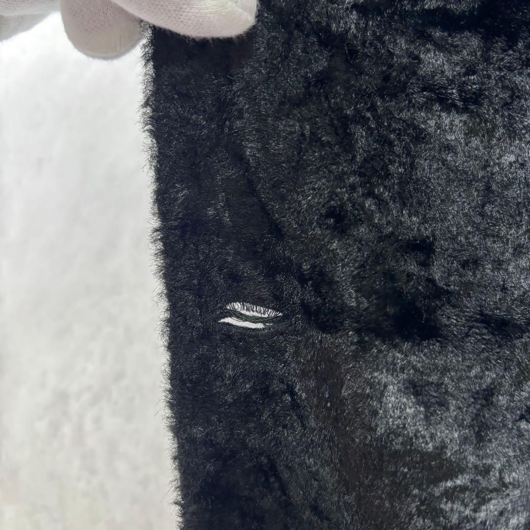 超希少】クリームソーダ レーヨン100% 別珍 開襟シャツ オールブラック