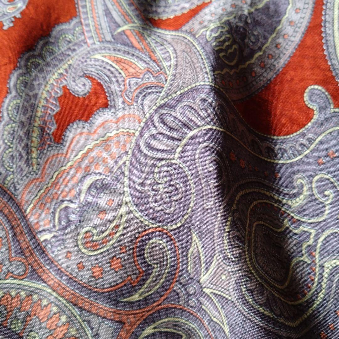 ワイズ　ペイズリープリント　ワイドパンツ