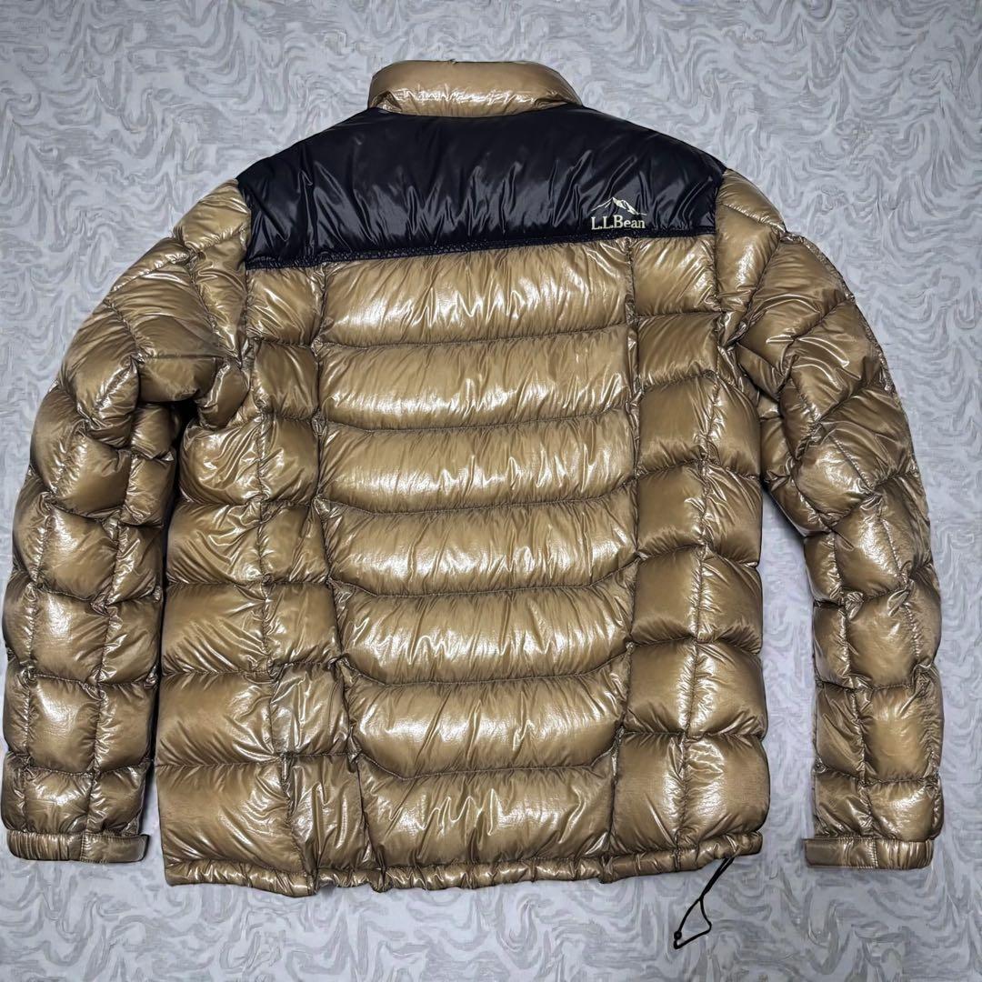 L.L.Bean 800FP 軽量ダウン XL ゴールド×ブラック