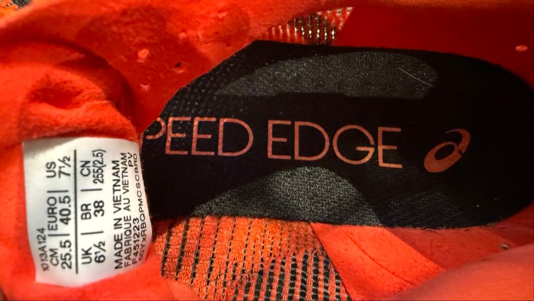 スパイク・シューズ ASICS SPEED EDGE PARIS 25.5cm