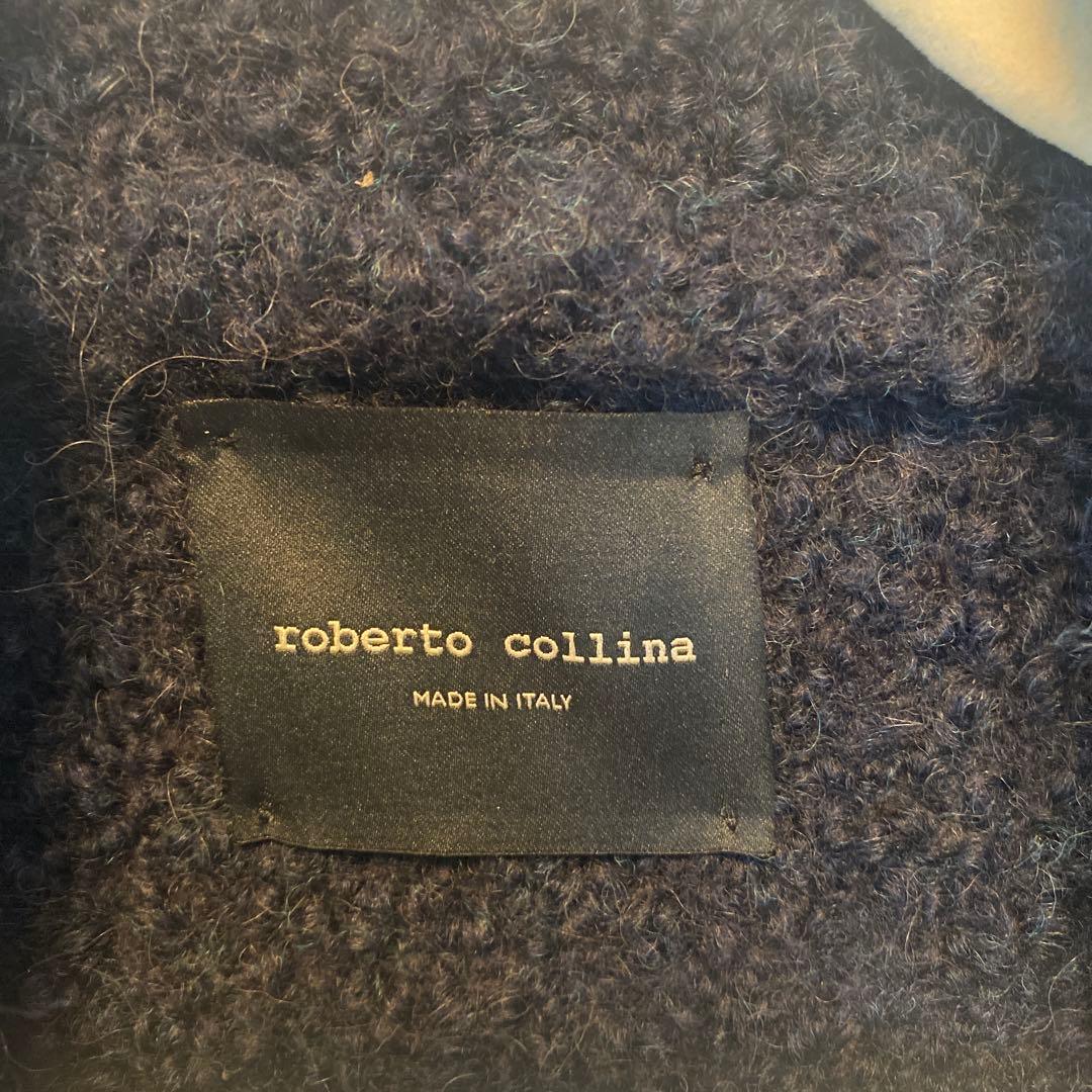 roberto collina ネイビー ロングコート
