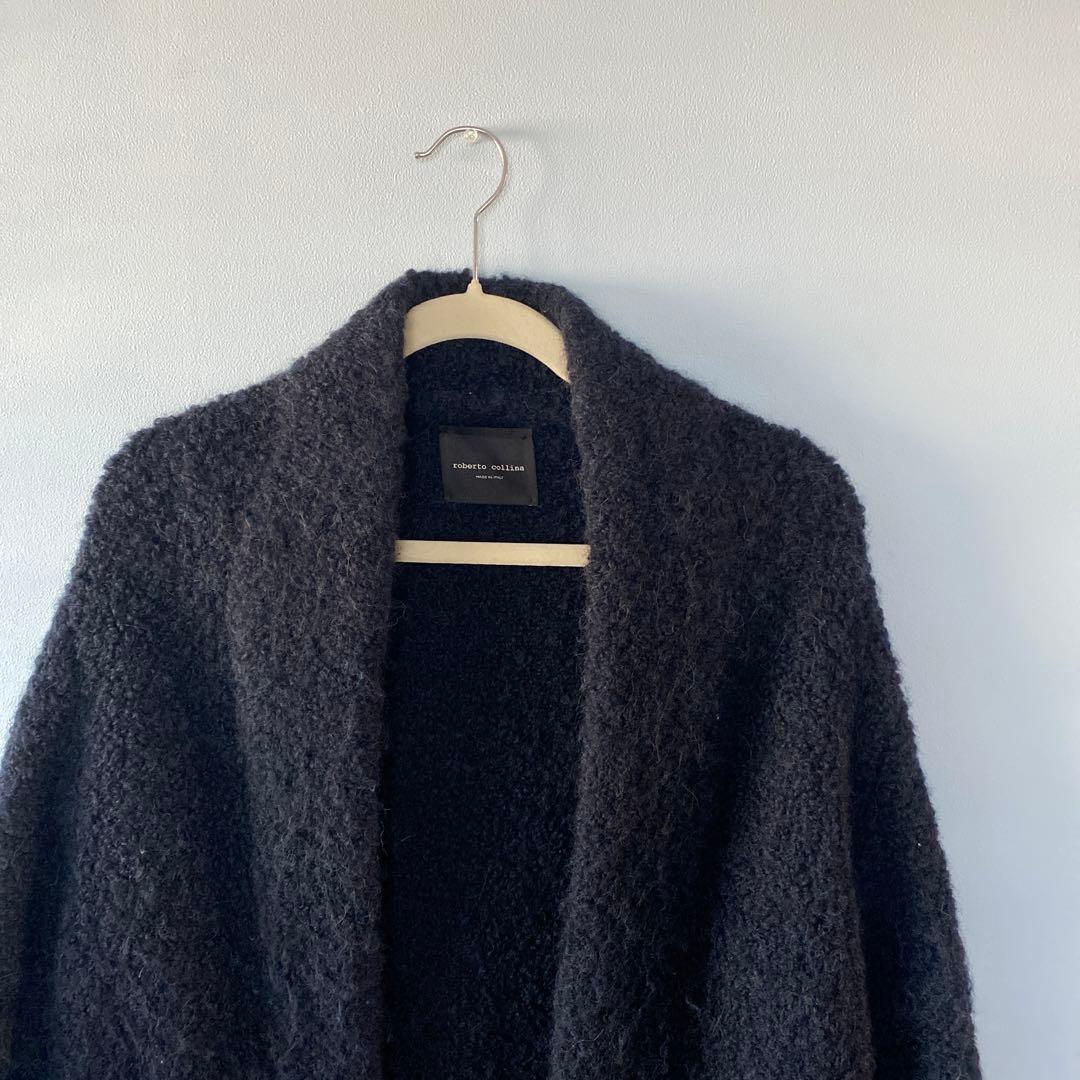 roberto collina ネイビー ロングコート