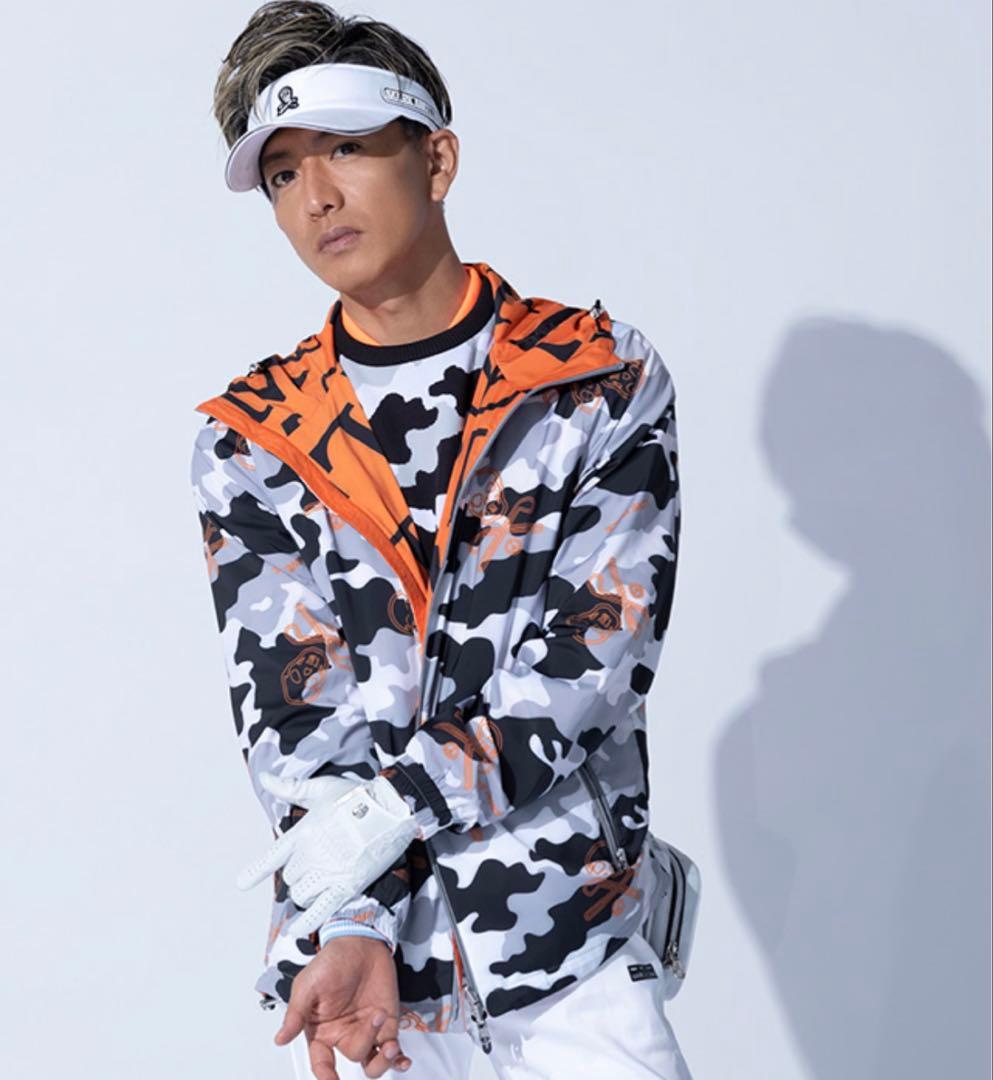 【美品】MARK&LONA マークアンドロナ リバーシブル ジップ パーカー