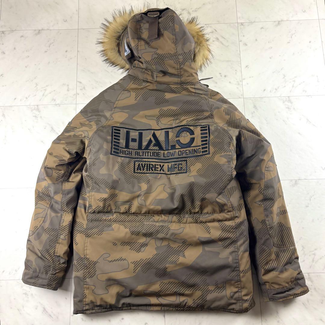 【極美品】アヴィレックス N-3B フライトジャケット モデファイ ハロ L