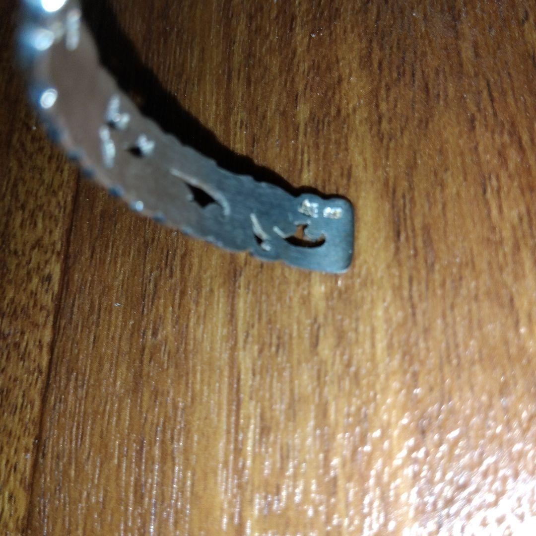 ハワイアンジュエリー バングル SILVER925 約8mm幅 銀製 シルバー製