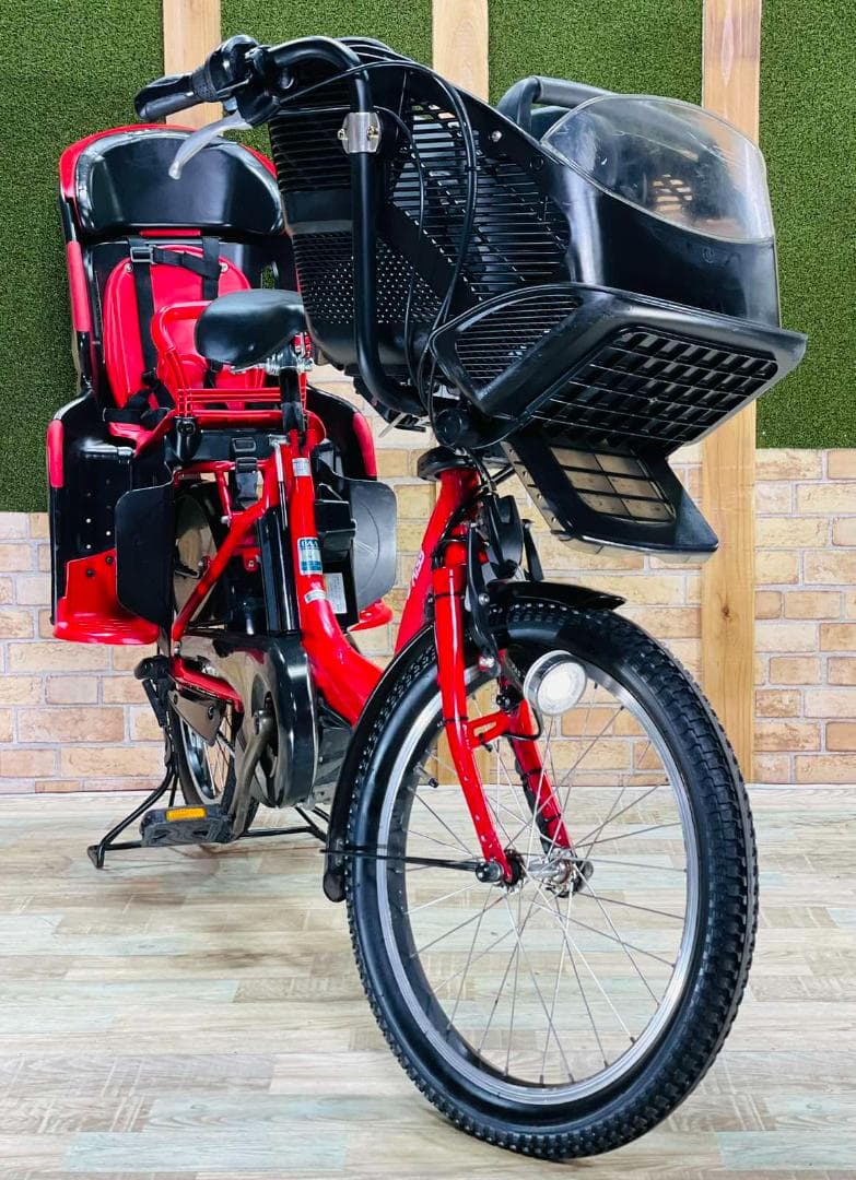 No１モデル レッド系 ヤマハ　子供乗せ電動アシスト自転車 H2860