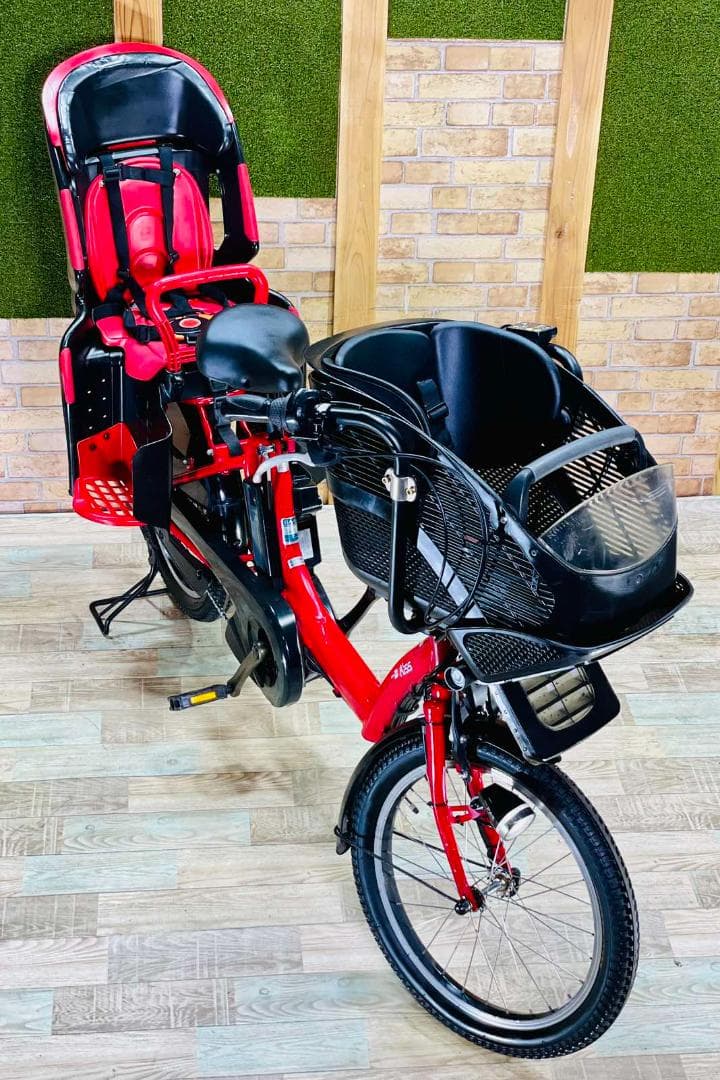 No１モデル レッド系 ヤマハ　子供乗せ電動アシスト自転車 H2860
