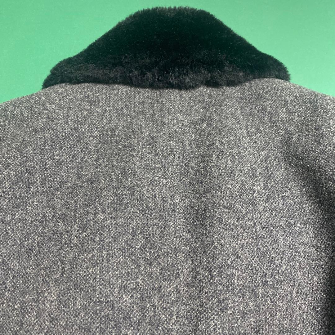 最終価格！タトラス グレー コート ファー襟 メンズ ダウン