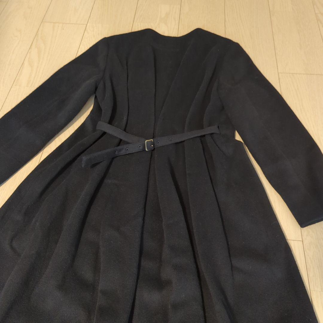 Ameri　WAIST SHAPE NO COLLAR COAT