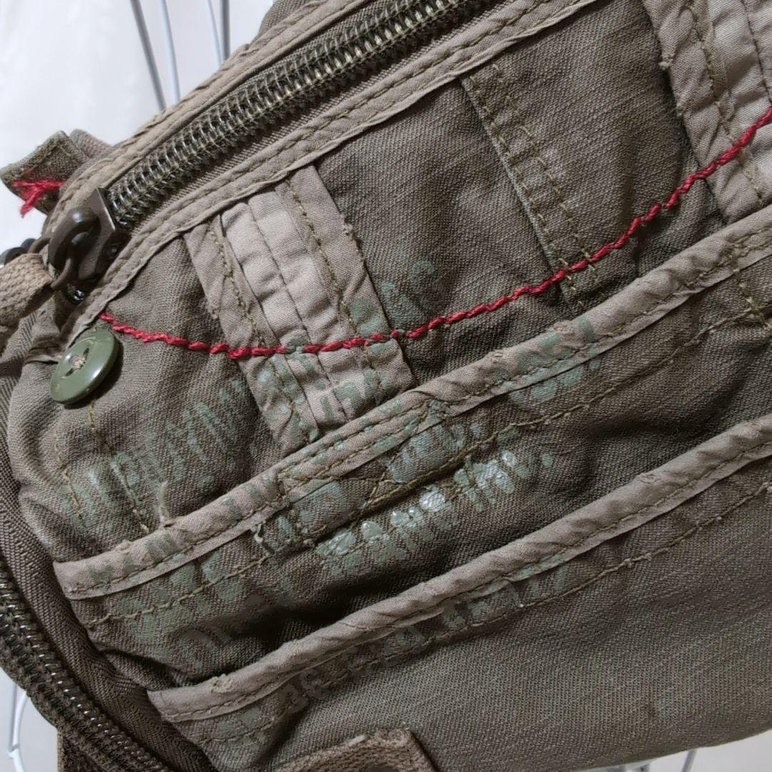 希少 TOUGH JEANSMITH ✨ ボディバッグ ダメージ ミリタリー