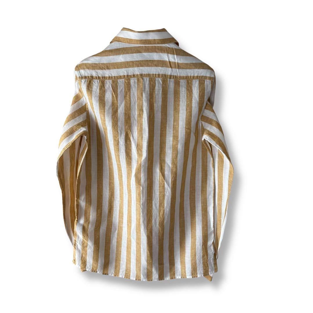 Massimo d’Augusto/リネン/プルオーバーカプリシャツ