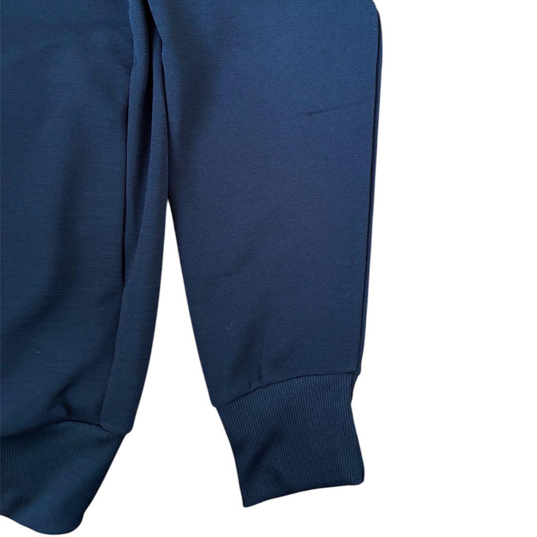 STCH antiqua ゴルフウェア 刺繍ロゴジップフーディー パーカー 黒