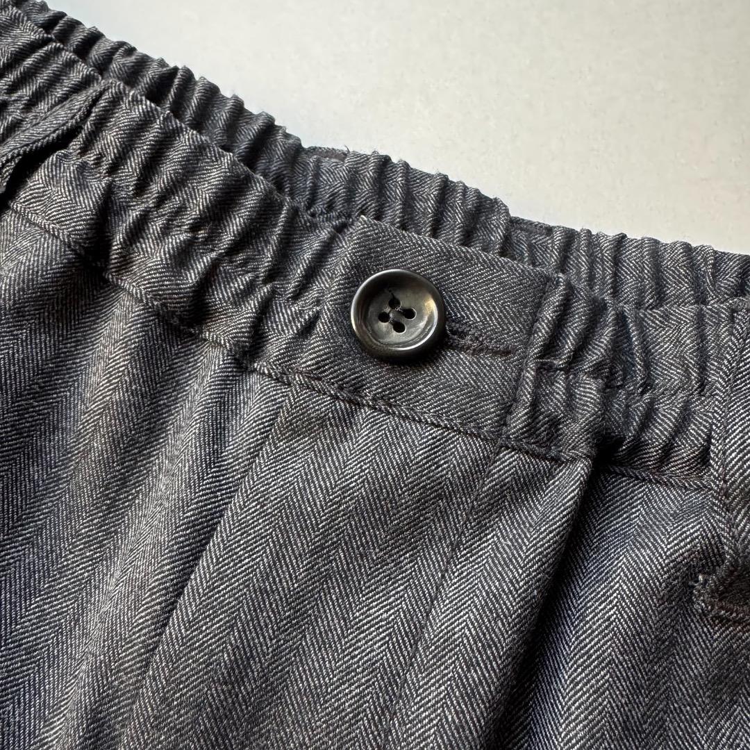 メンズウェア 8G SHOOT ONE TUCK WOOL BLEND PANTS -GRAY
