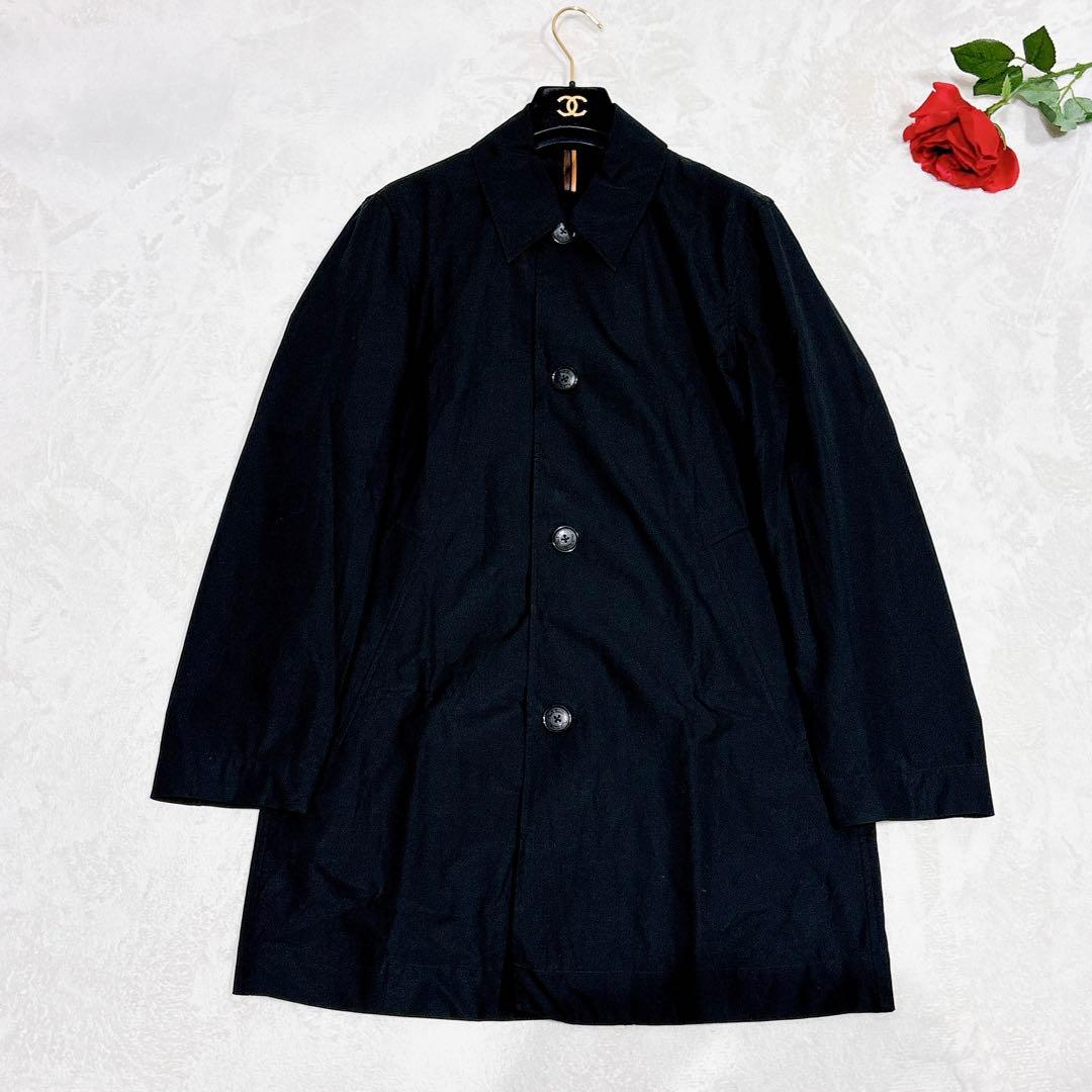 未使用級美品✨　ポールスミス　ステンカラーコート　ブラック　黒　現行　M