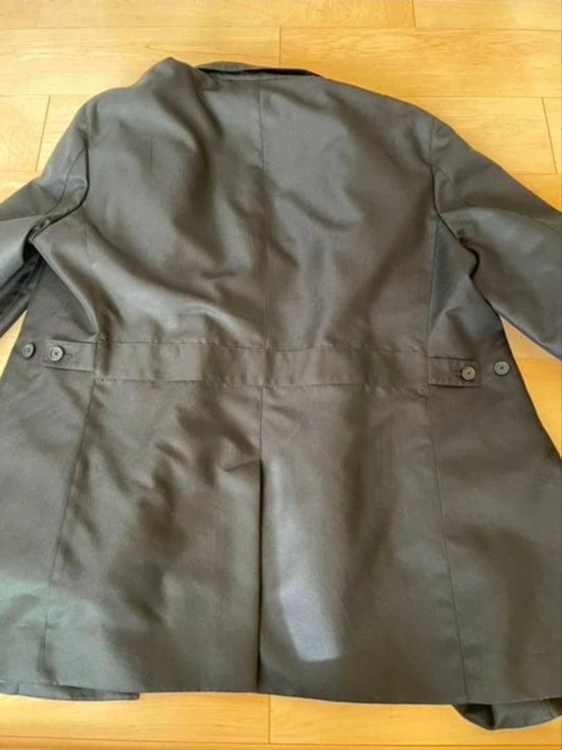 美品　カルバンクライン　ステンカラーコート　黒 取り外しライナー付き