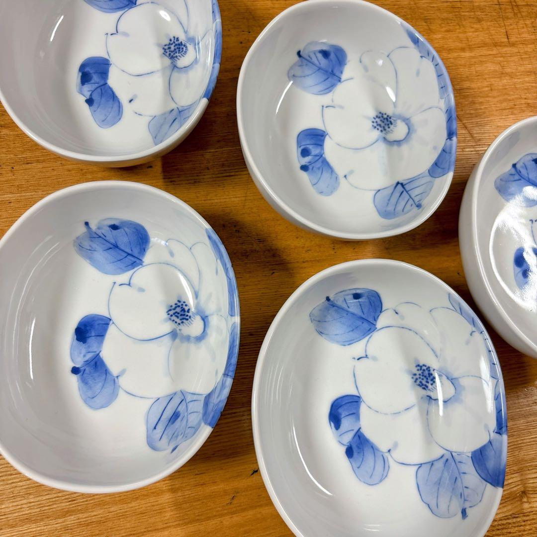 九谷焼　紅椿窯　南恵子　4.8号小鉢　いっぷく碗