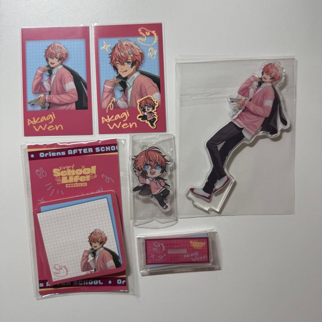 にじさんじ 放課後オリエンス 赤城ウェン アクスタ メモ チェキ - メルカリ