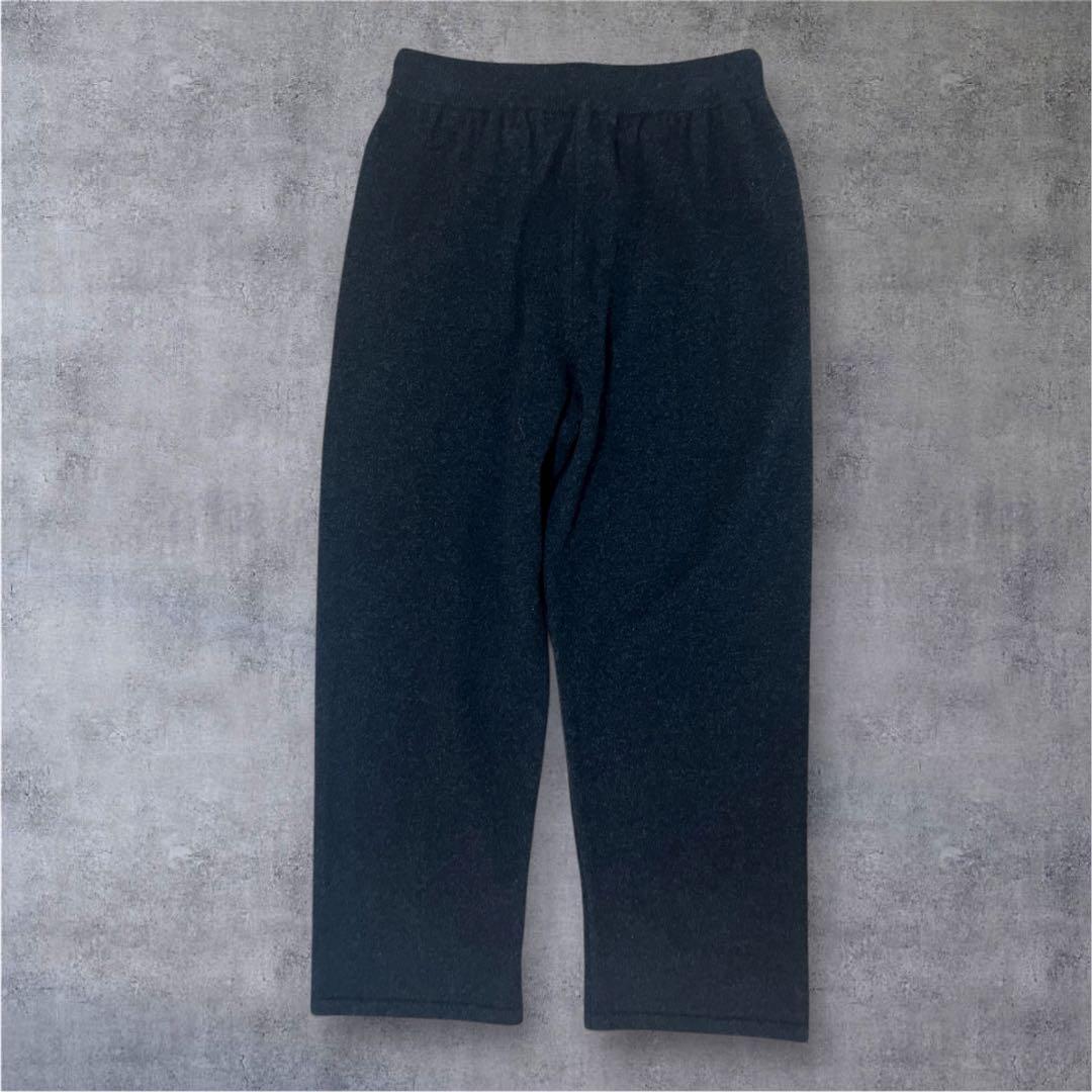 新品タグ付✨evam eva カシミヤパンツ カシミヤ100％ チャコールグレー