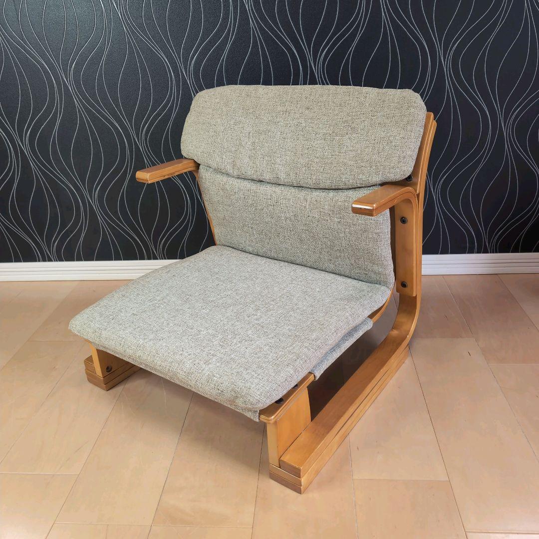 楽座椅子 通販生活 カタログハウス 新日本木工 2脚 セット