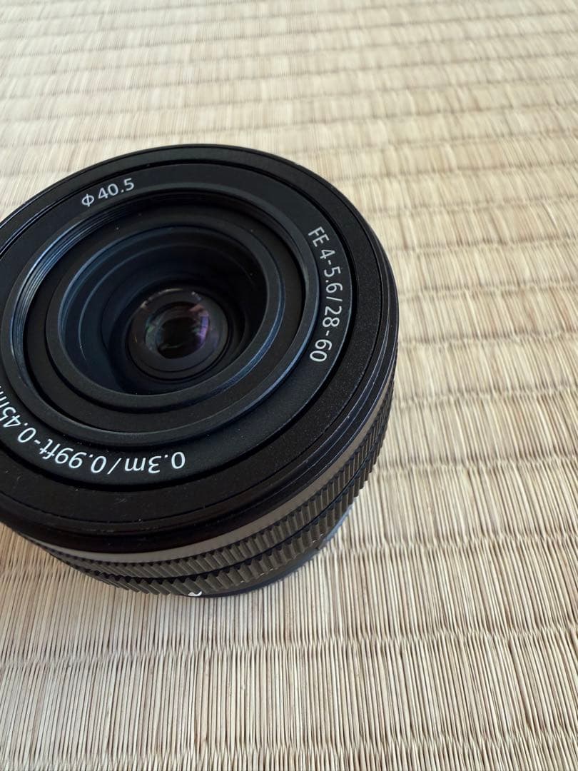 FE 28-60mm F4.5-5.6 ソニー純正レンズ NDフィルター付き