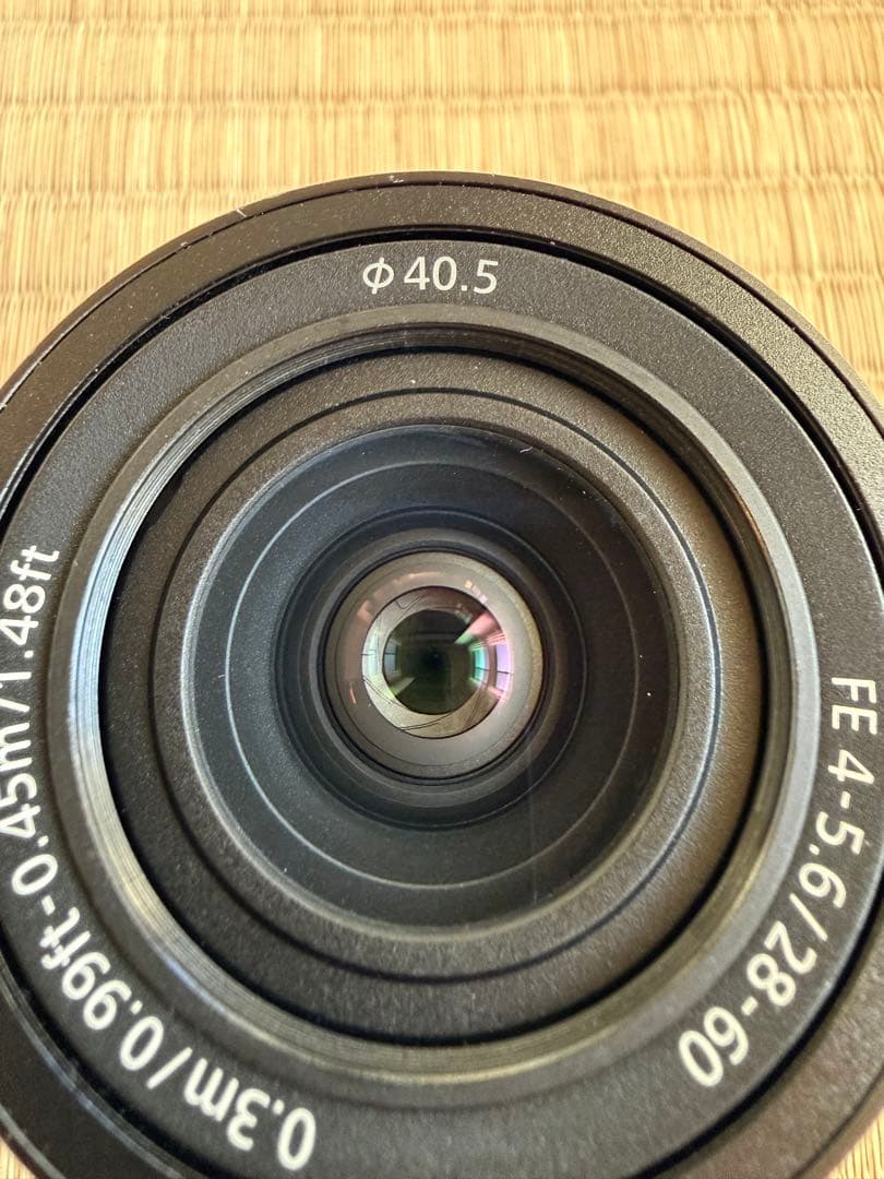 FE 28-60mm F4.5-5.6 ソニー純正レンズ NDフィルター付き