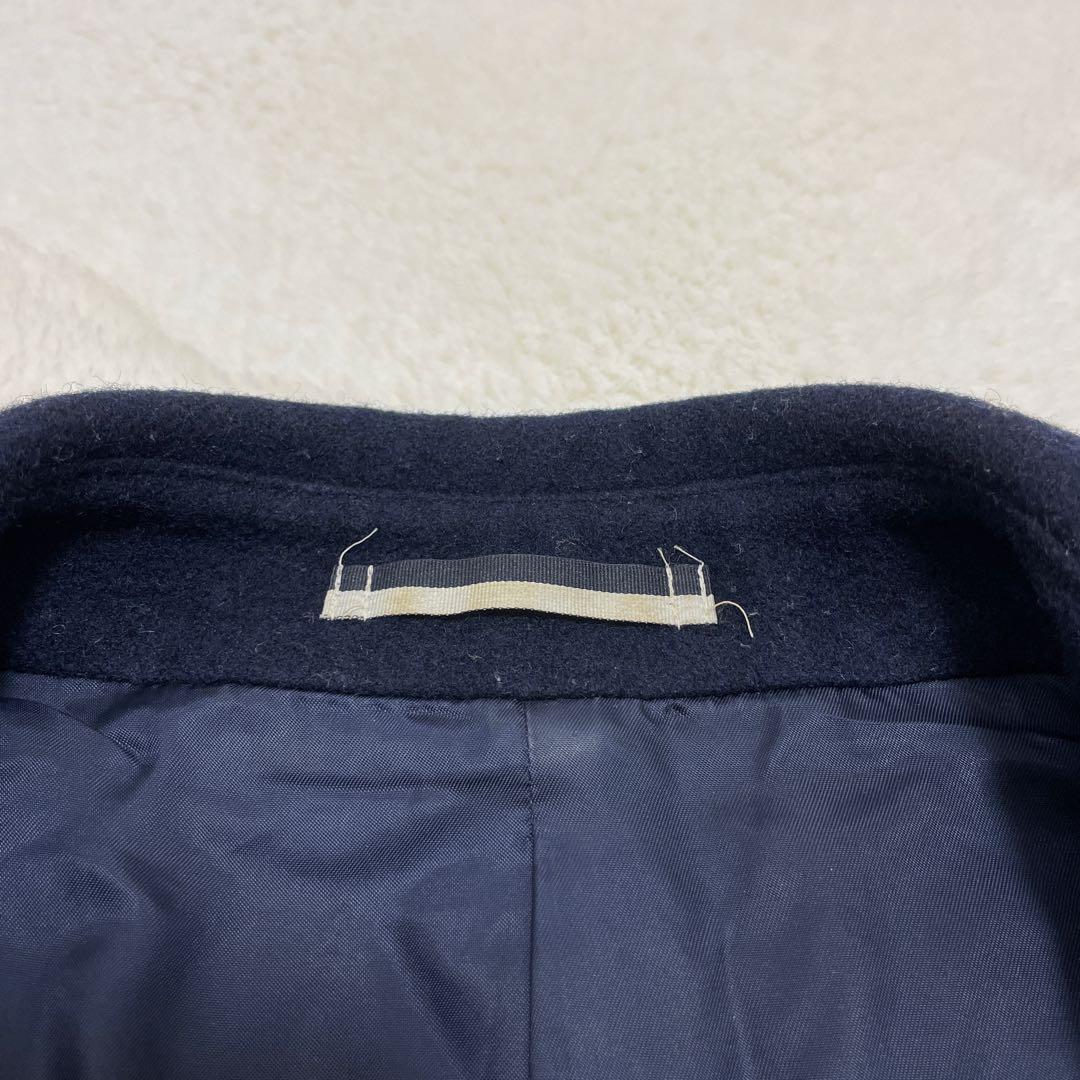 【美品】ポールスミス 銀ボタン ピーコート ネイビー シングル XL