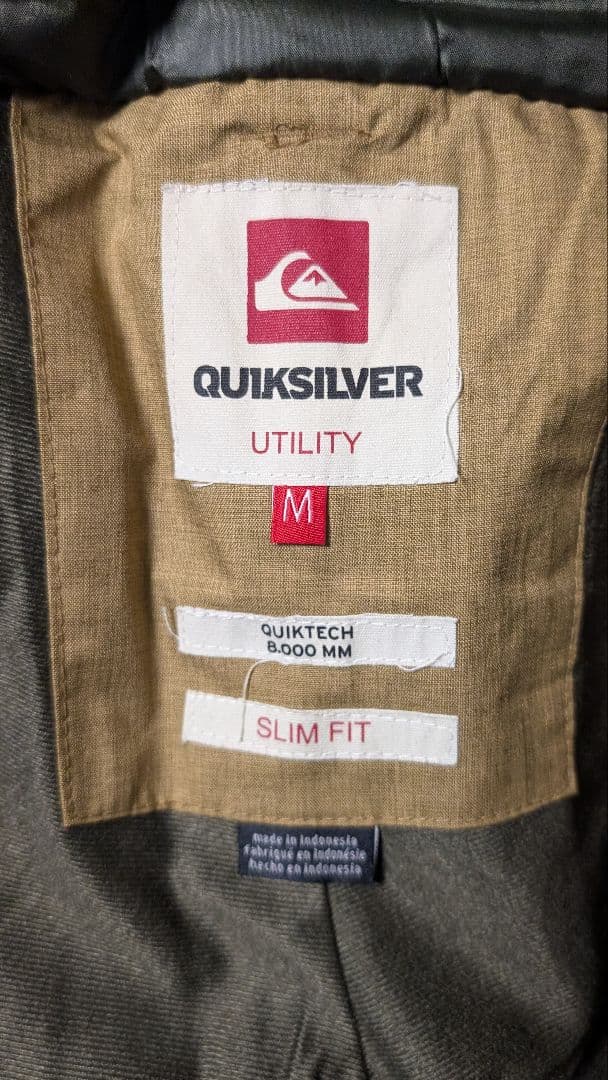 QUIKSILVER クイックシルバー スノーボード ウェア 上下セット