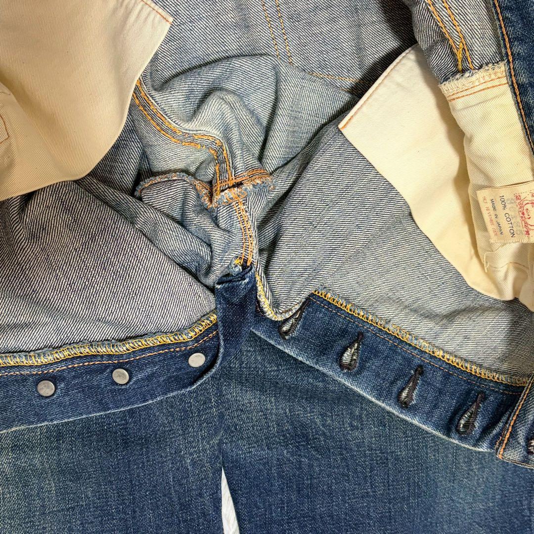 エビス カモメ刺繍 No1 スペシャル デニム 36×35 赤耳 隠しリベット