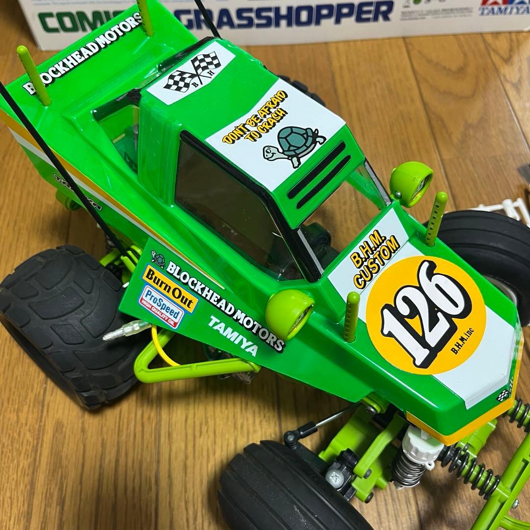 タミヤ　WR-02CB コミカル グラスホッパー　ブロックヘッドモータース
