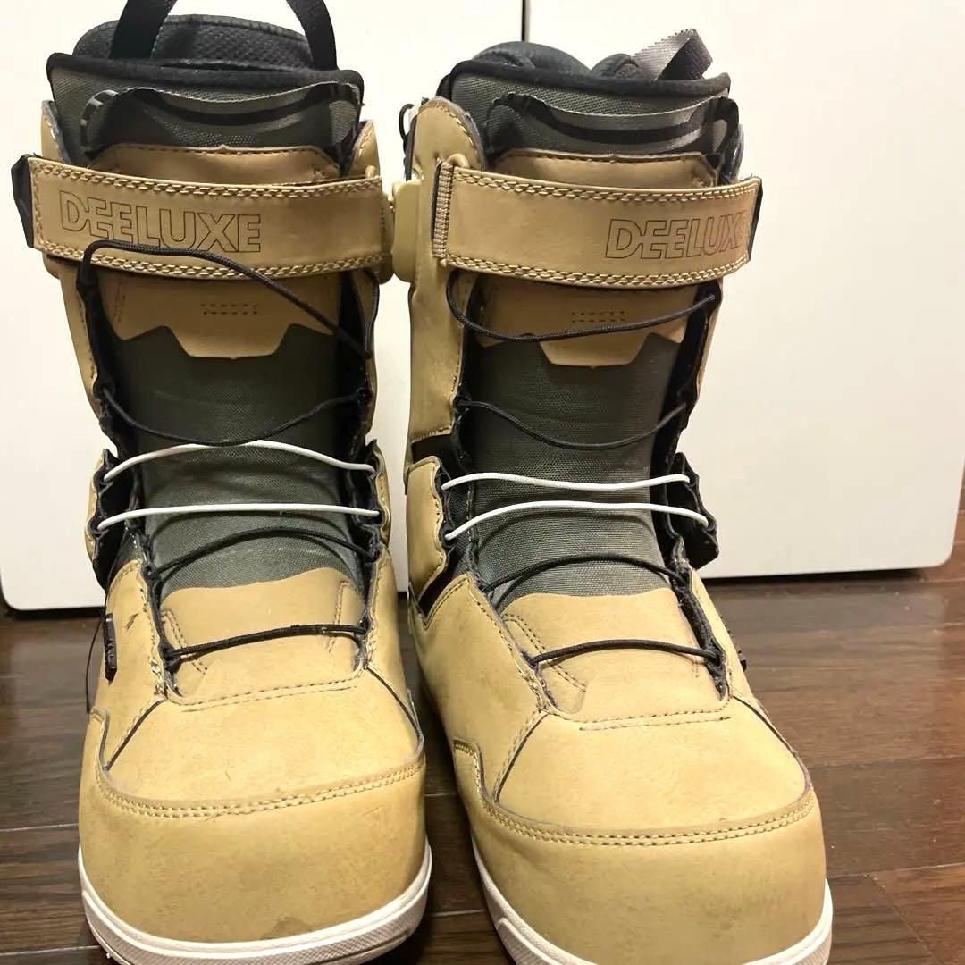 DEELUXEスノーブーツブラウン【保証書あり】