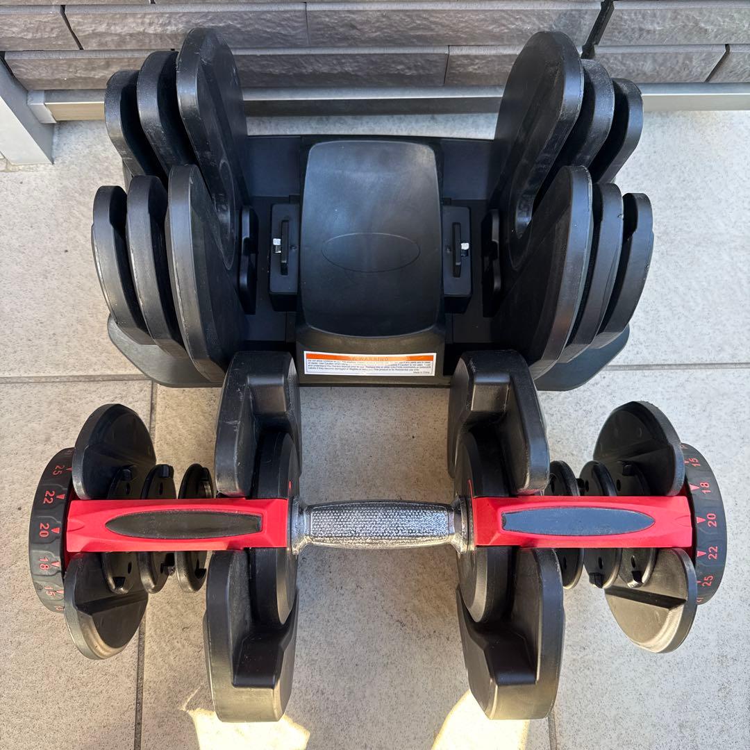 送料無料 可変式ダンベル 5kg〜40kg セット品 ダンベル 鉄アレイ ②