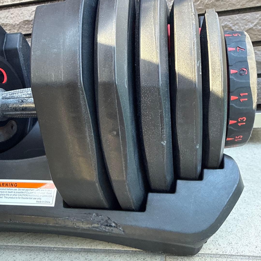 送料無料 可変式ダンベル 5kg〜40kg セット品 ダンベル 鉄アレイ ②
